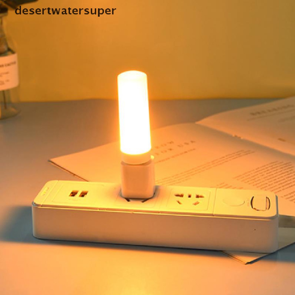 DSVN USB Atmosphere Light LED Flame Flashing Candle Light Night Light Camping Light .