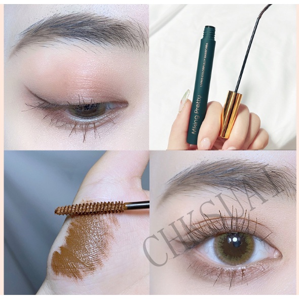 Mascara Màu Sắc Uốn Cong Làm Dày Và Dài Mi Chống Thấm Nước