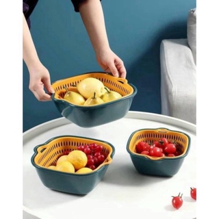 Bộ Rổ Nhựa Kèm Chậu 6 Món Cao Cấp, Hàng Chất Lượng Cao Siêu Bền