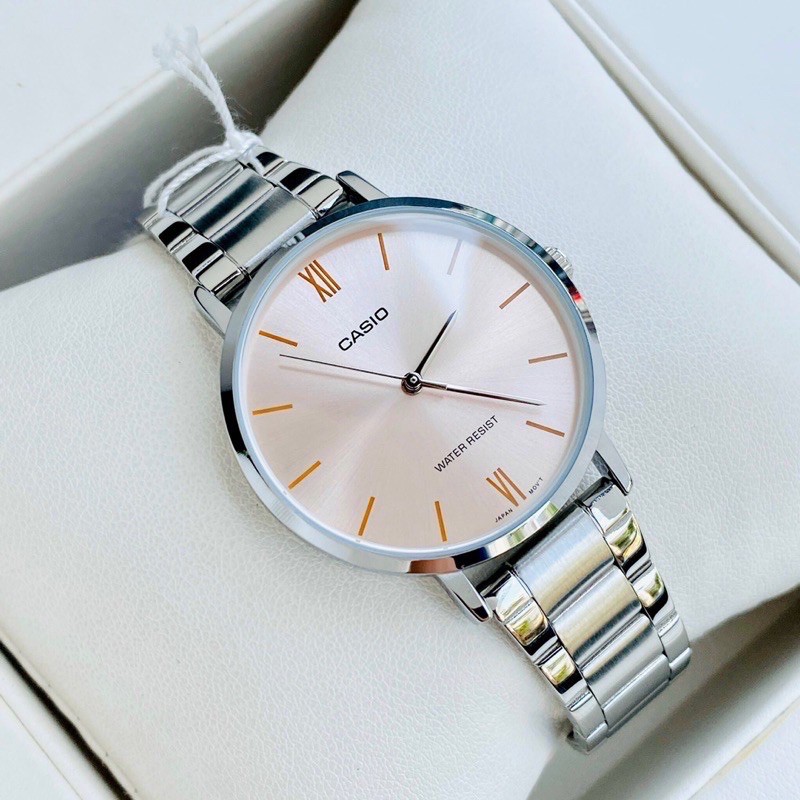 Đồng hồ nữ dây kim loại Casio Anh Khuê LTP-VT01D-4BUDF