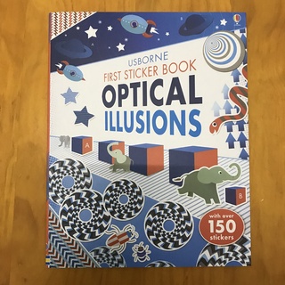 [Big Sale!] Dính dán - Usborne sticker book - Optical Illusions