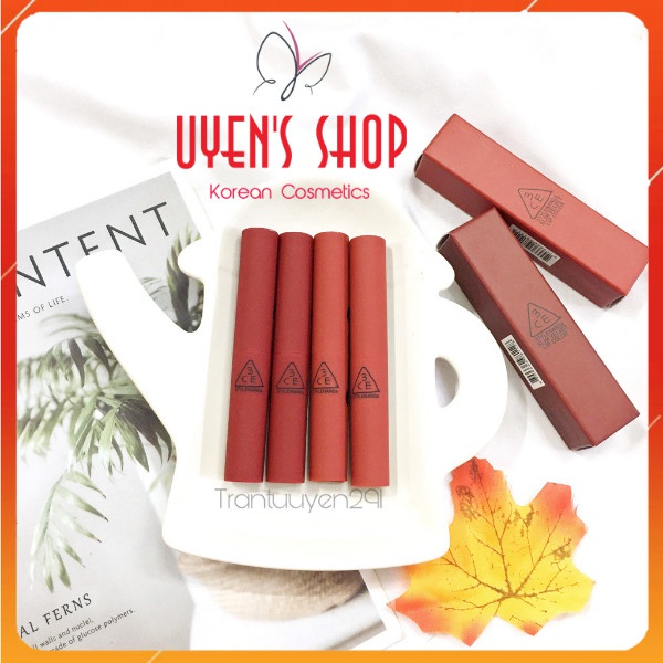 Son thỏi lì 3CE Slim Velvet Lip Color