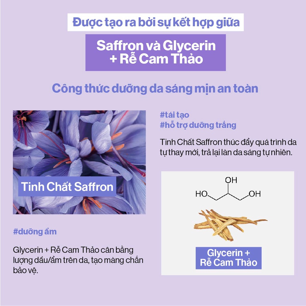 Sữa rửa mặt Saffron Gilaa Plant Serum Cleanser giúp làm sạch da và dưỡng trắng