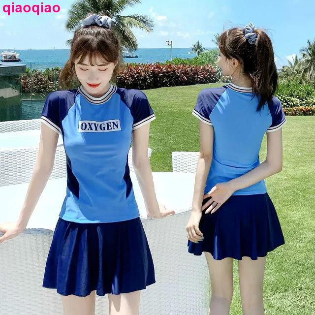 Bộ Đồ Bơi Hai Mảnh Mỏng Kiểu Nhật Bản Thời Trang Mùa Xuân 2020 Cho Nữ