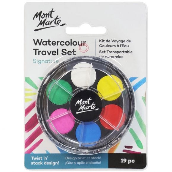 MÀU NƯỚC MONT MARTE TRAVEL SET 18 MÀU