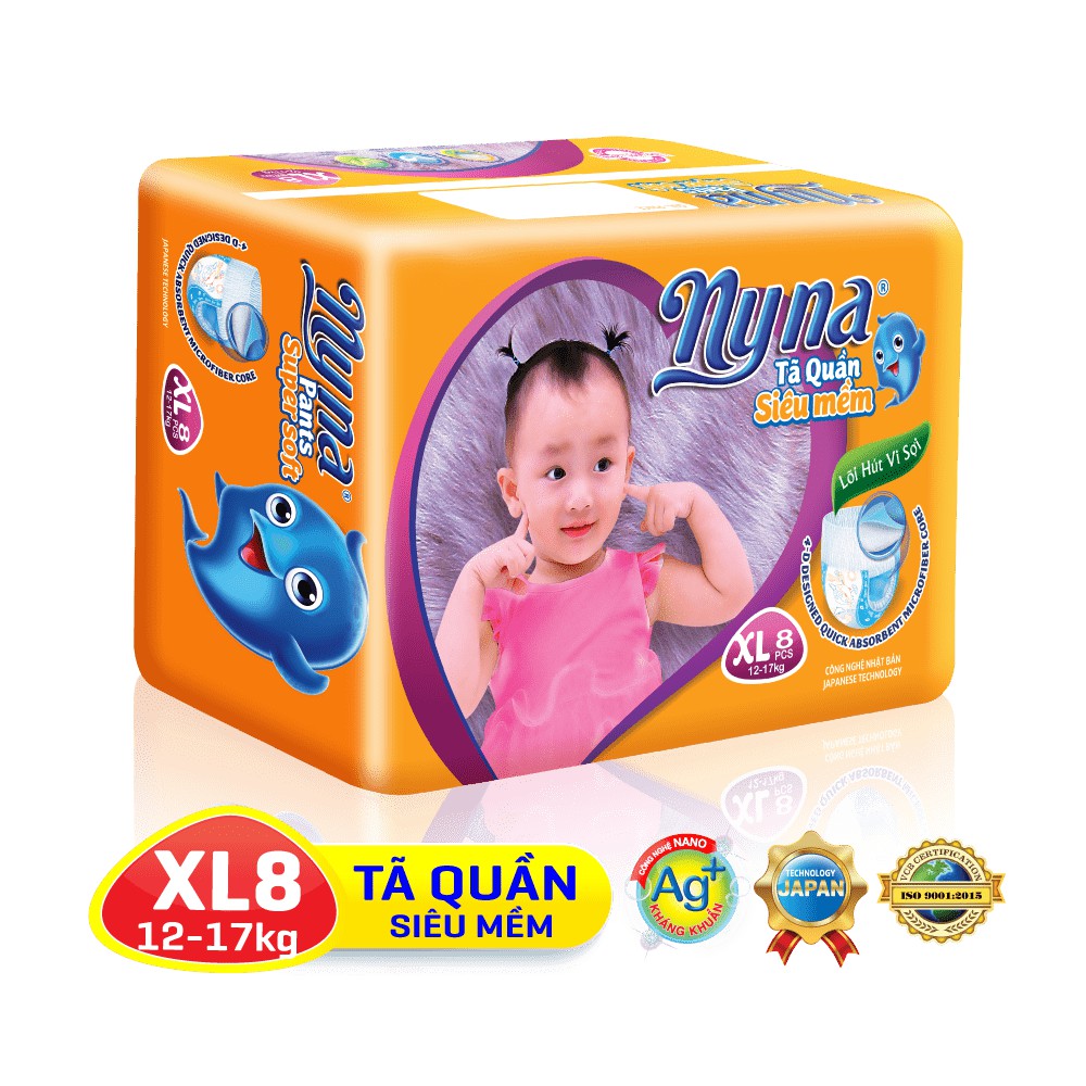 Tã quần Nyna GIÁ SIÊU RẺ M10/L9/XL8