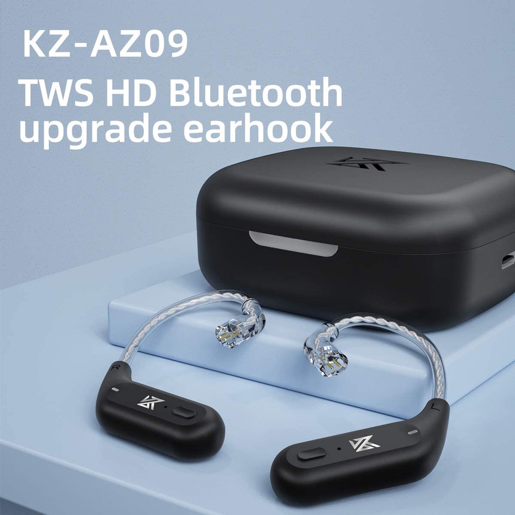 Module móc tai Kz Az09 TWS nâng cấp bluetooth cho tai nghe, bluetooth 5.2, âm thanh HD, có mic