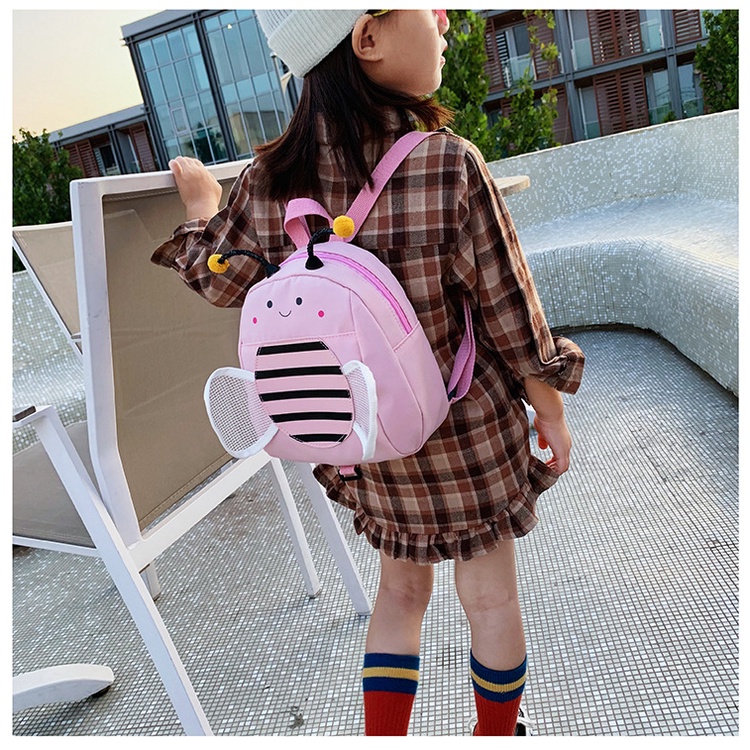 Balo Cho Bé Gái Bé Trai Mẫu Giáo ❤️ Ba lo Trẻ Em Hình Con Ong Ngộ Nghĩnh, Dễ Thương