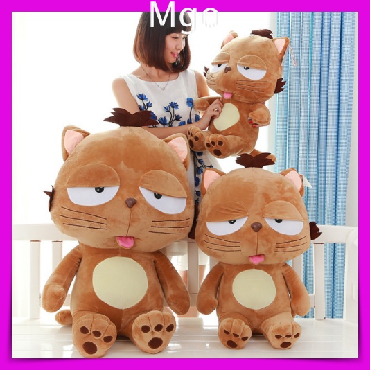 [Mới- Có Sẵn - Qùa Tặng] Gấu Bông Hình Nhân Vật Hoạt Hình Mèo Lười DINGA Siêu Ngầu Đáng Ghét Dành Cho Quà Tặng Size 55Cm