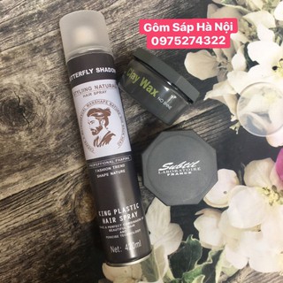 Gôm Xịt Tóc Butterfly Shadow black 420ml-úc