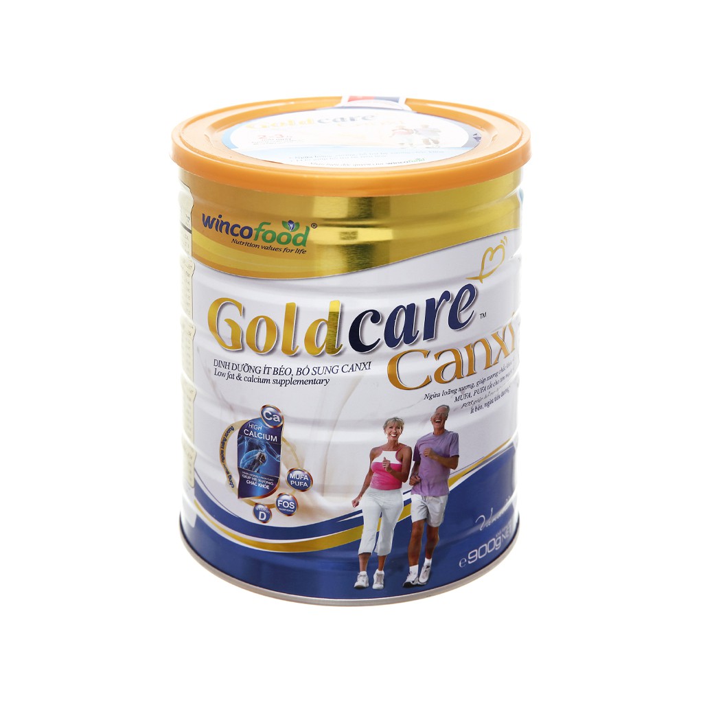 Sữa bột Wincofood Goldcare Canxi thích hợp cho người từ 30 tuổi trở lên ngừa loãng xương tim mạch và tiểu đường