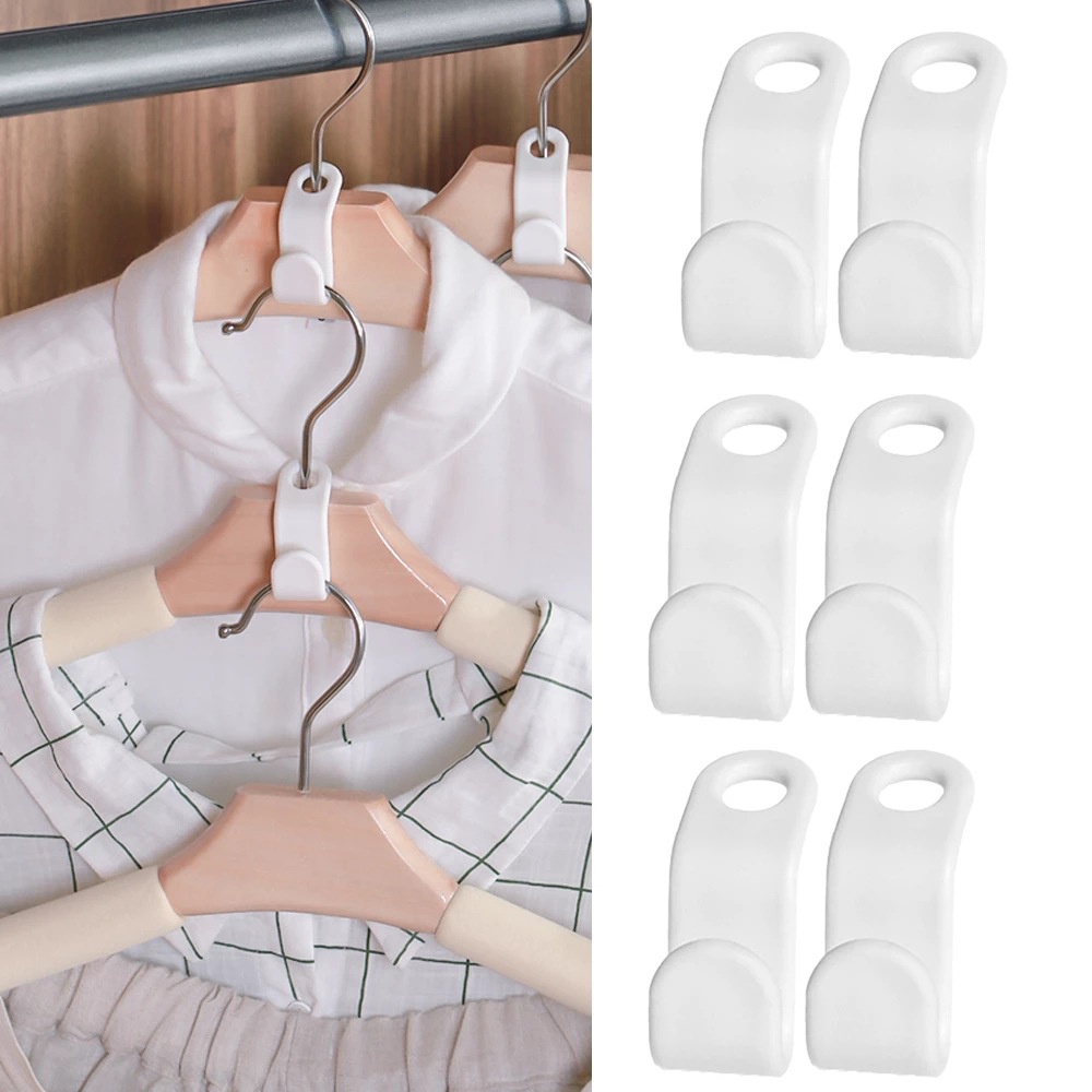 Đầu nối móc treo quần áo bằng nhựa đa năng, tiết kiệm không gian tiện ích