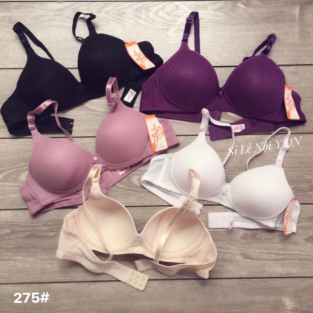 Áo Lót Không Đệm Không Gọng Any 275 Thái Lan Cúp A Thông Hơi Hàng Chuẩn Loại 1