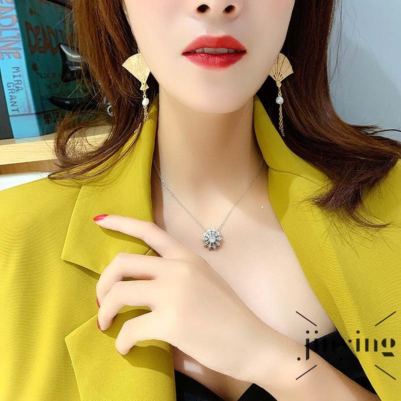 GETNOIVAS Khuyên Tai Bạc 925 Sáng Tạo Thời Trang Phong Cách Trung Hoa Cổ Điển