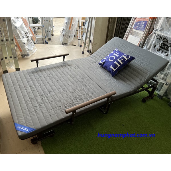 Giường gấp văn phòng kiểu Hàn Quốc Rộng C120 Ngang 120cm dài 192cm cao 35cm tải trọng 300kg