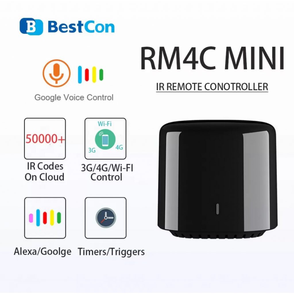 Điều khiển Remote Broadlink RM4c mini, RM4c Pro  - Bản Quốc Tế