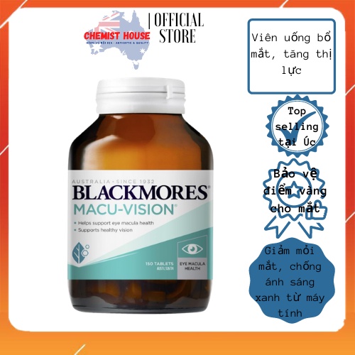 [HÀNG CHUẨN ÚC] Viên uống bổ mắt tăng cường thị lực - Blackmores Macu Vision | Macu Vision Plus | Lutein Defence