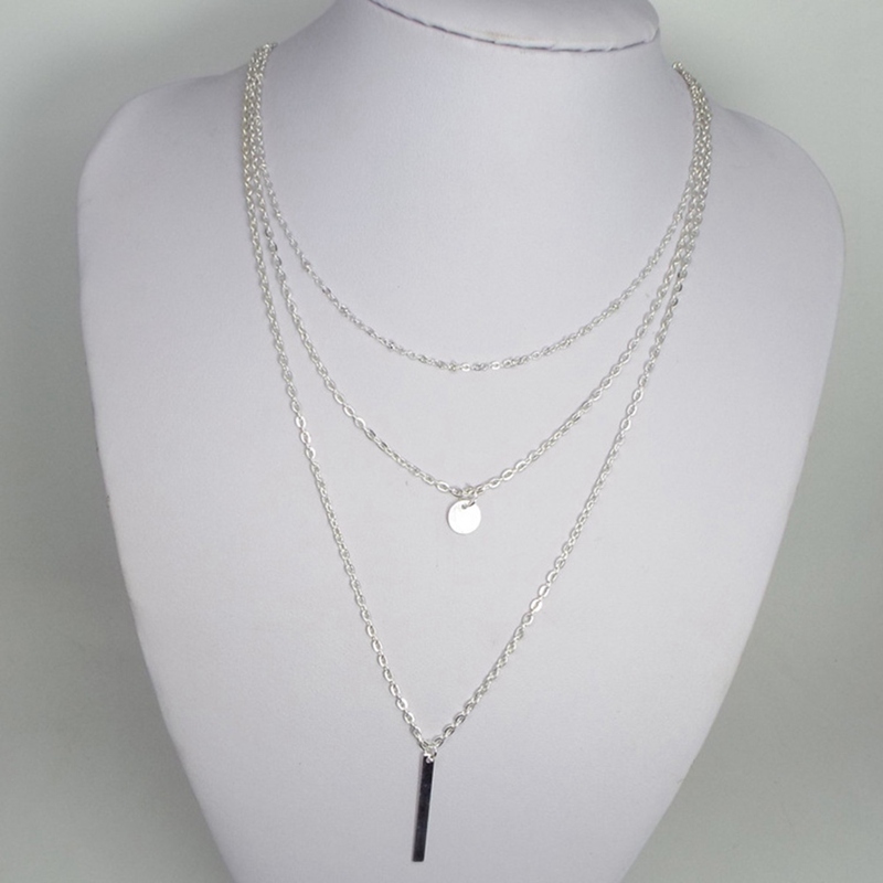 vòng cổ Kim Loại Nhiều Tầng Thời Trang Cho Nữ