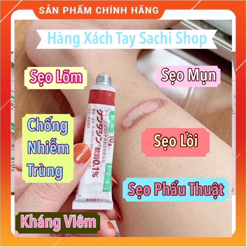 Kem Mờ Sẹo Gentacin Của Nhật Bản 10G  ゲンタシン