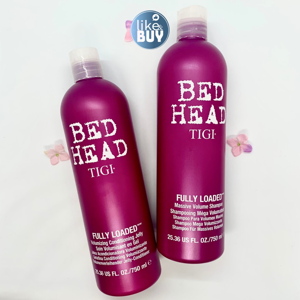 Dầu gội TIGI BED HEAD ĐỎ &amp; TÍM, dầu cặp dưỡng mượt tóc 750ml - hàng nhập khẩu Mỹ