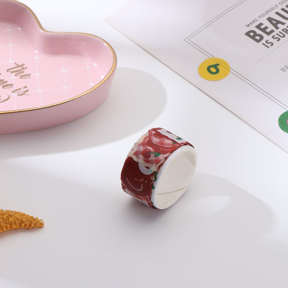 Set 100 Cuộn Băng Keo Giấy In Chữ Số Dễ Thương Dùng Để Trang Trí Đồ Thủ Công