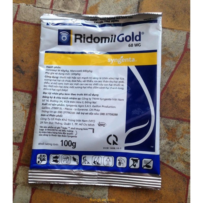 Ridomin Gold 68WP( Đặc trị thối nhũn Nấm bệnh cây trồng )