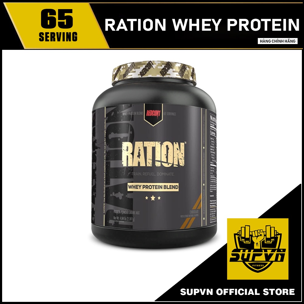 Redcon1 Ration Whey Protein Hydrolysate & Concentrate Blend - Sữa Tăng Cơ Tiêu Chuẩn Mỹ