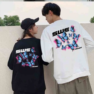 Áo sweater swe bướm unisex