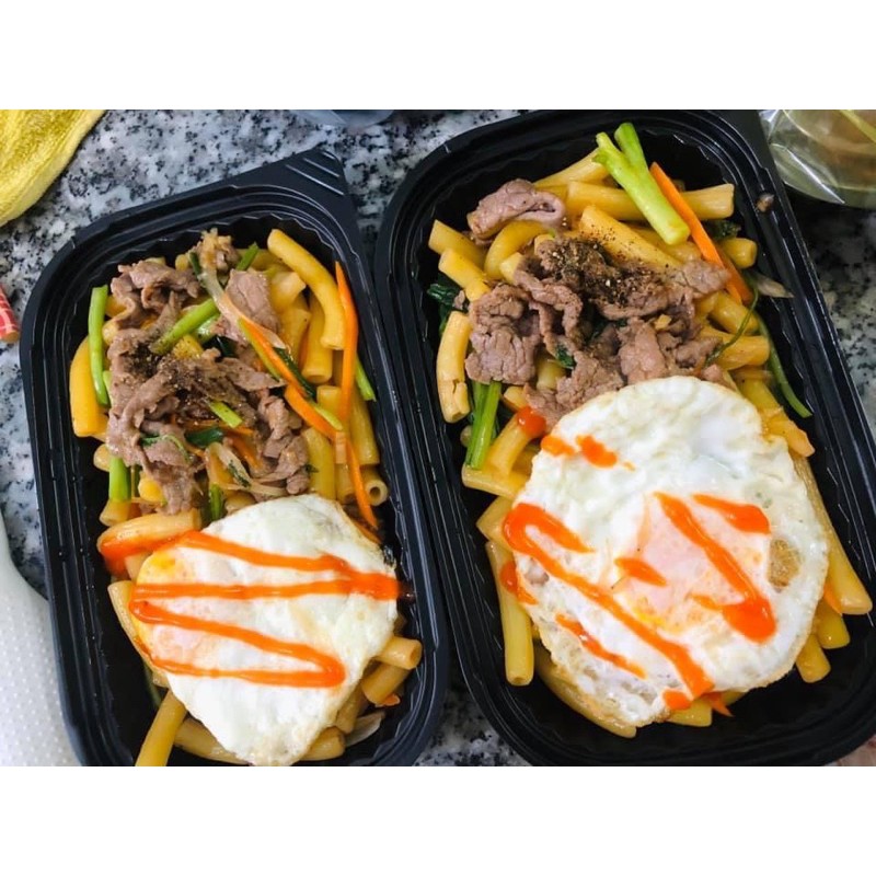 500 Hộp nhựa đựng thực phẩm ht17 1 ngăn ( 1290đ)