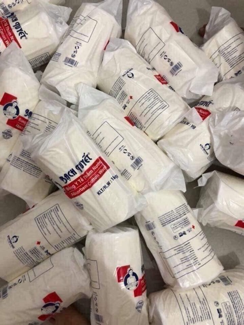 Bông bạch tuyết cuộn 1kg  dùng làm mặt, phun xăm