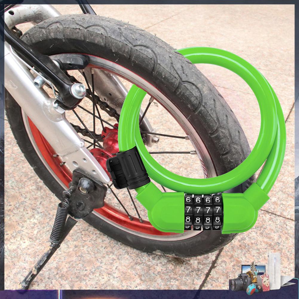 Dây Khóa Xe Đạp 4 Số Chống Trộm
