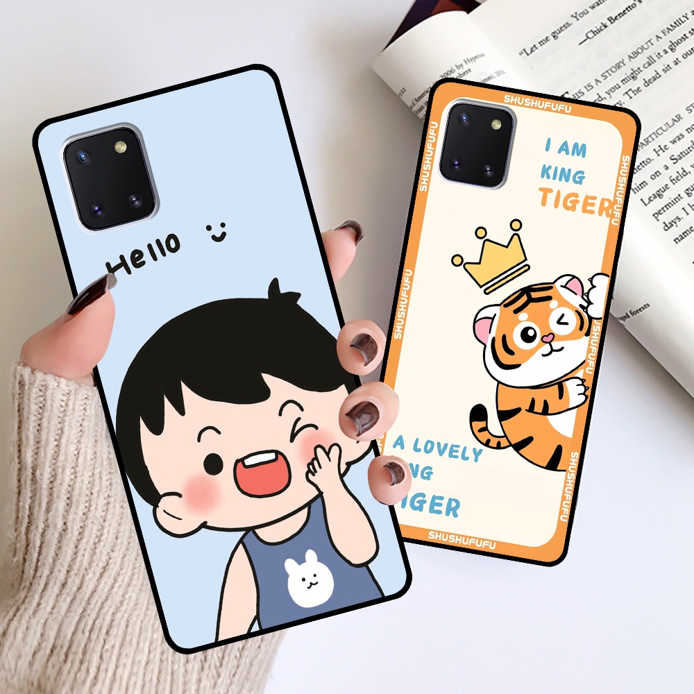 Ốp lưng Samsung Note 10 Lite - S10 Lite in hình mickey, hổ, kingtiger siêu rẻ T19 - T24