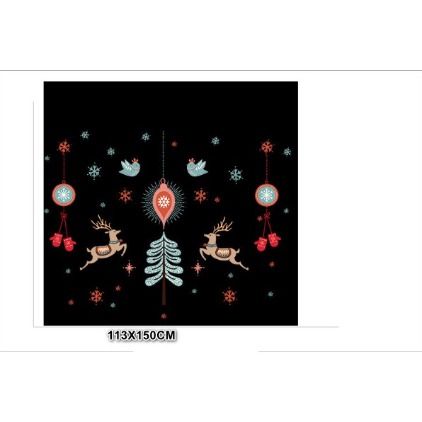 Decal trang trí tường Noel - Trang Trí giáng sinh phong cách Bắc Âu