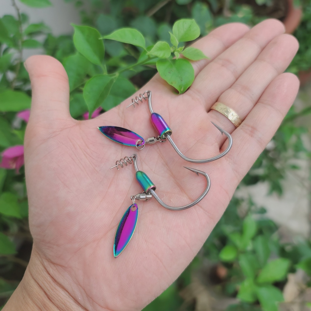 Lưỡi Câu Cá Lóc AR15 Titan cao cấp _lưỡi câu lure