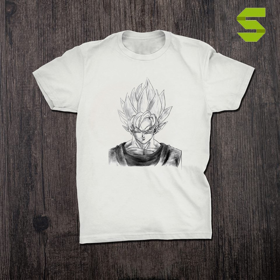 BST áo thun Goku form rộng phong cách cá tính vải cotton dày mịn mát