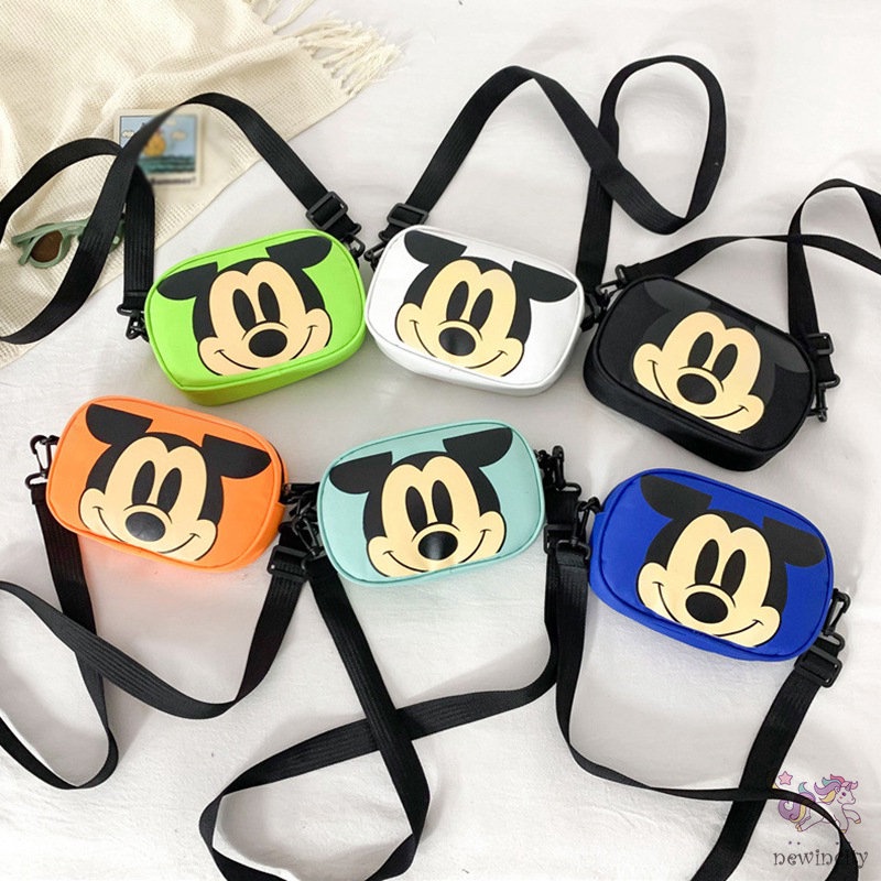 Túi Xách Đeo Vai Vải Bố Họa Tiết Hoạt Hình Phong Cách Hàn Quốc Đáng Yêu Dành Cho Trẻ