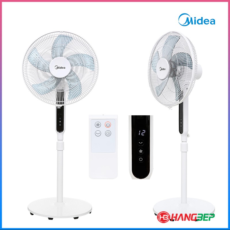Quạt đứng cao 131cm siêu êm Inverter Midea FS40-19PRD [Trắng]