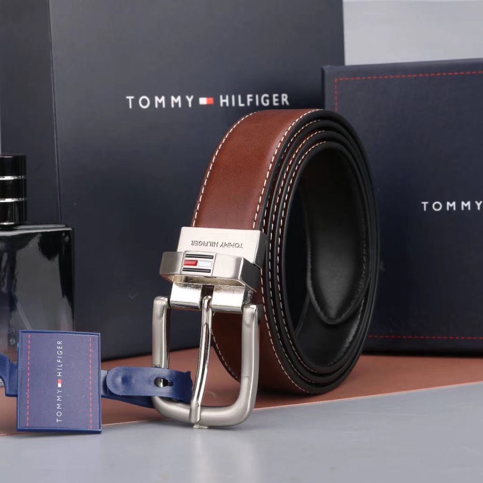 Thắt Lưng Tommy Hilfiger Bằng Da Có Khóa Gài Thời Trang Cao Cấp Cho Nam