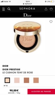 Cushion dior mini 4gr