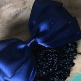 Kẹp tóc nơ có túi lưới