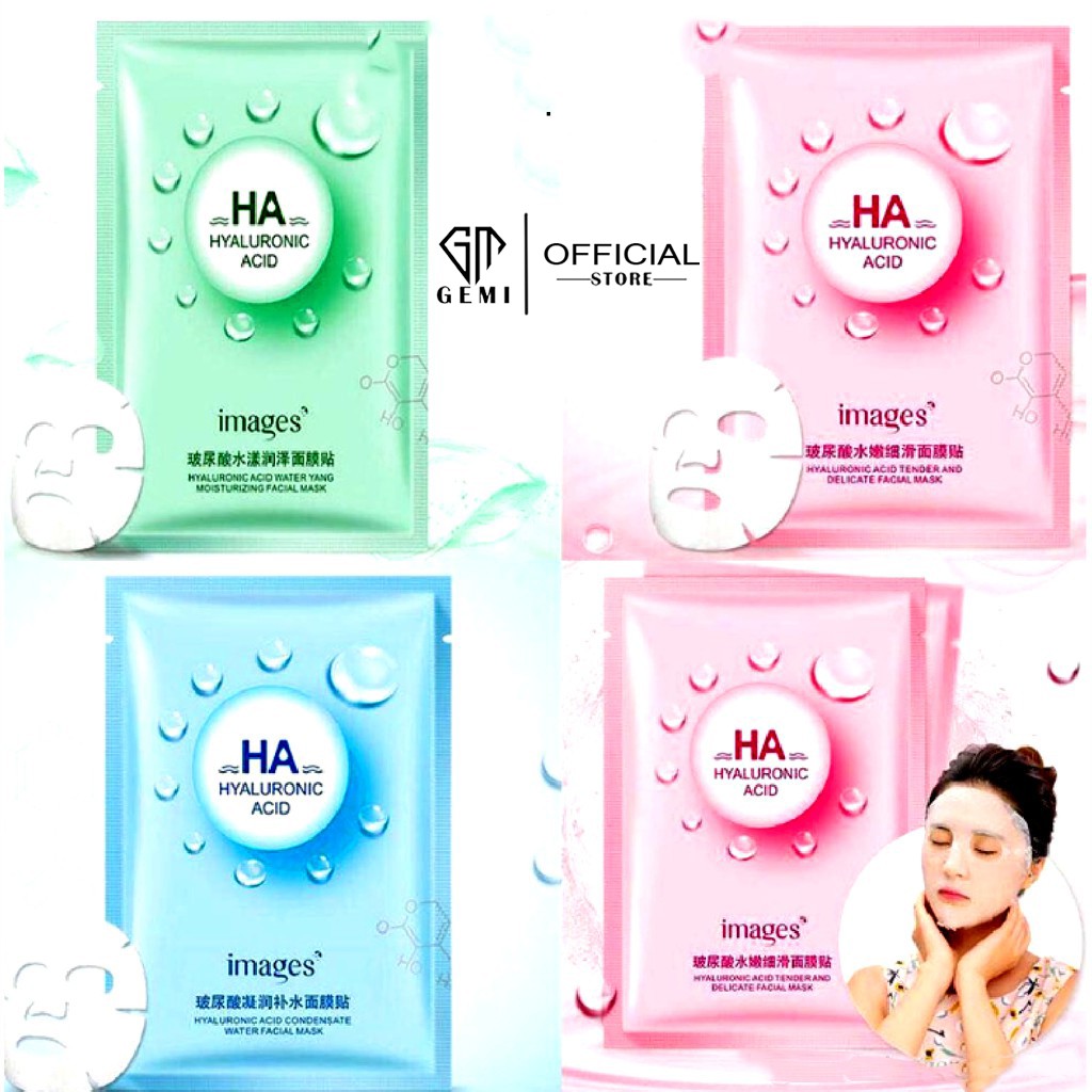 Mặt Nạ Dưỡng Trắng Da 🍁𝑭𝒓𝒆𝒆𝒔𝒉𝒊𝒑🍁 Mặt Nạ Giấy Dưỡng Trắng, Cấp Ẩm, Thải Độc HA IMAGES - Nội Địa Trung | Thế Giới Skin Care
