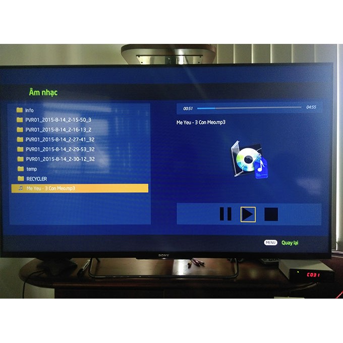 Thanh lý Đầu Thu Kĩ Thuật số VNPT DVB-T2 T202 , mới 100% vỏ ngoài hơi xấu nguồn hãng lỗi đã thay nguồn khác ,đủ pkiện