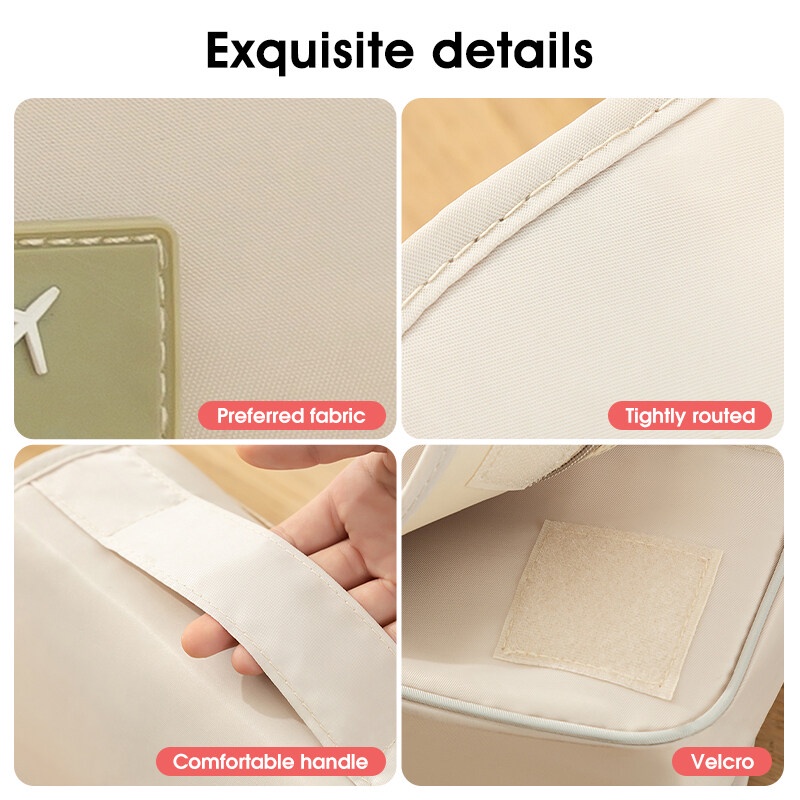 [Hàng mới về] Túi đựng mỹ phẩm trong suốt chống thấm nước sức chứa lớn đa năng