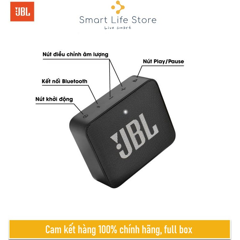 [HÀNG CHÍNH HÃNG] - Loa Bluetooth JBL GO 2 FULL BOX