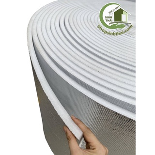 [ Dày 20mm ] Xốp bạc cách nhiệt - xốp bạc PE foam chống nóng -  [ 1 mét x khổ 1 mét ] - Đặt tối đa 1 lần chỉ 10 mét thôi
