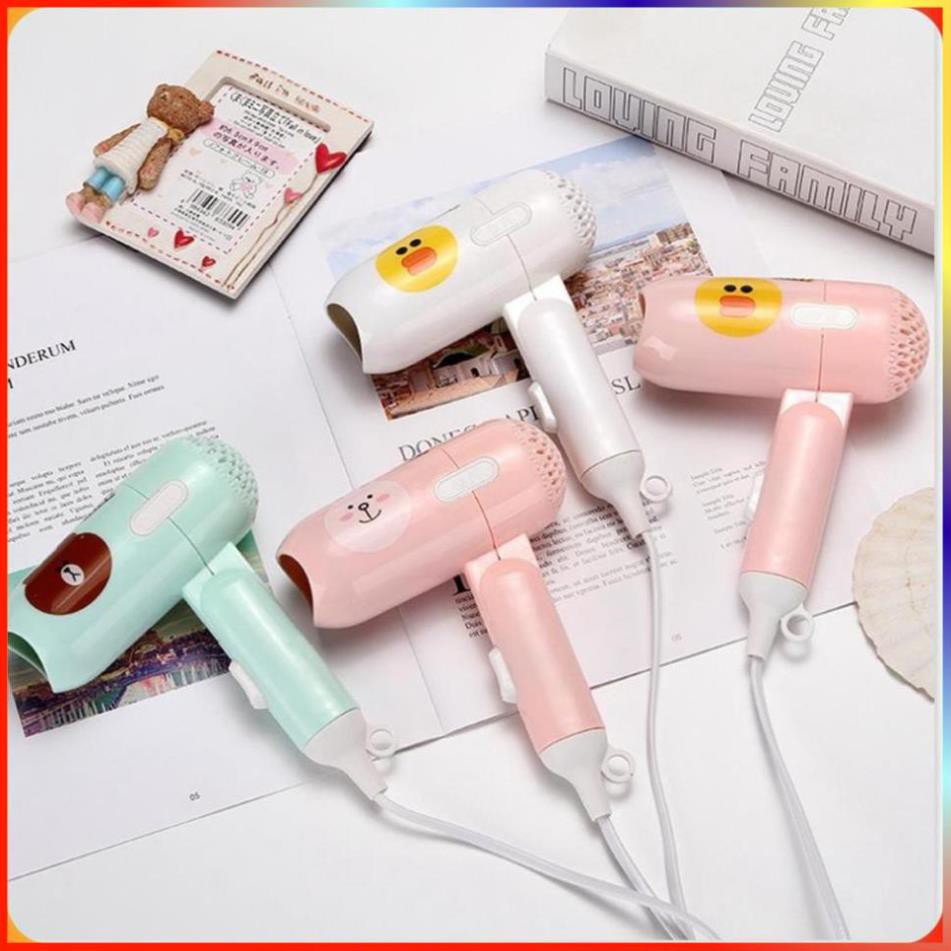 SẤY CỰC NHANH - MÁY SẤY TÓC DU LỊCH MINI GẤP GỌN HÌNH GẤU THỎ MÈO KITTY DOREMON SIÊU XINH - MÁY SẤY TÓC, TẠO KIỂU TÓC CỰ