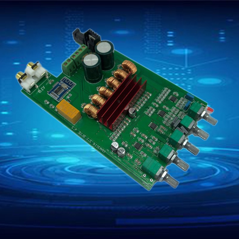 HSV DP1 TPA3116D2 Digital Amplifier Board 2.1Channel Stereo Bluetooth 5.0 50W*2+100W