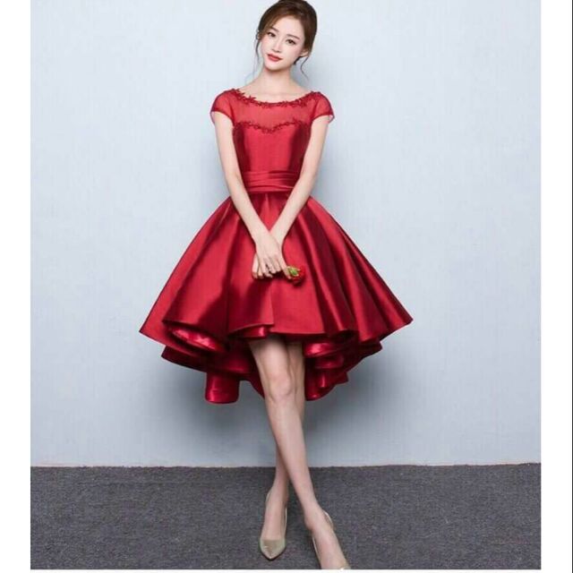Đầm Xòe Xếp Li Đuôi Tôm Cao Cấp