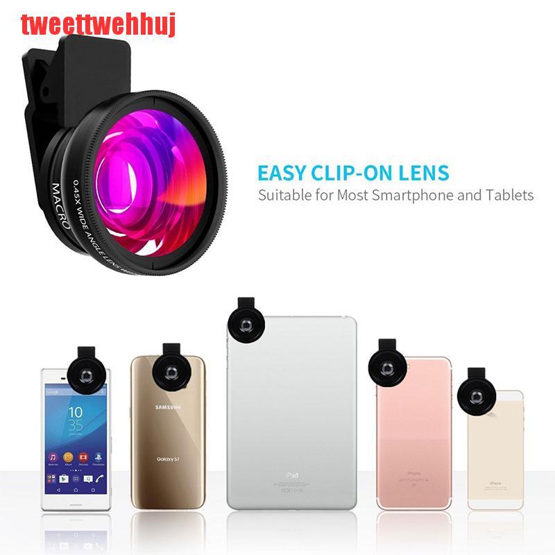 Ống Kính Góc Rộng 0.45x Wide Angle + 12.5x Cho Điện Thoại