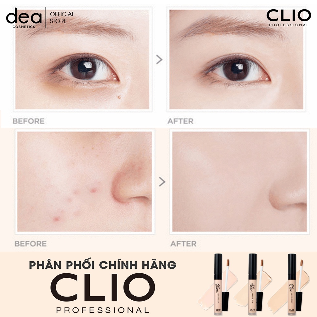 Che khuyết điểm CLIO Kill Cover Liquid Concealer-Che phủ tốt